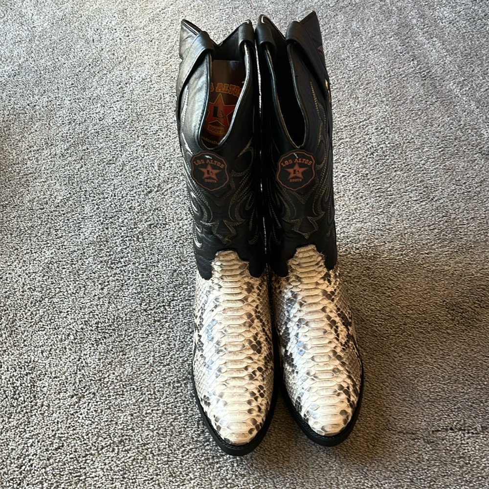 Python cowboy boots